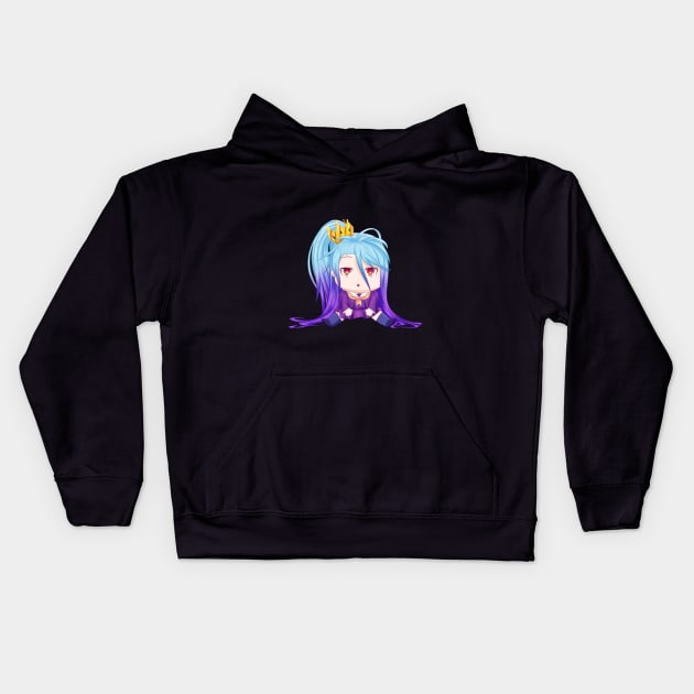 Shiiro No Game No Life Chibi Kids Hoodie by gavrila.nerissa8@gmail.com